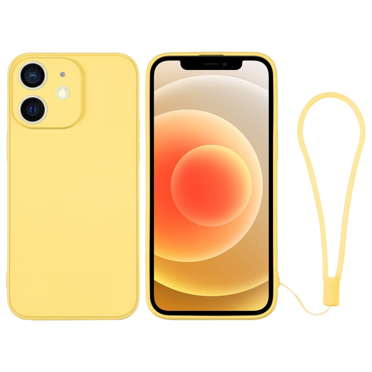 Silicone Phone Case with Wrist Strap, For iPhone 12 mini, For iPhone 12