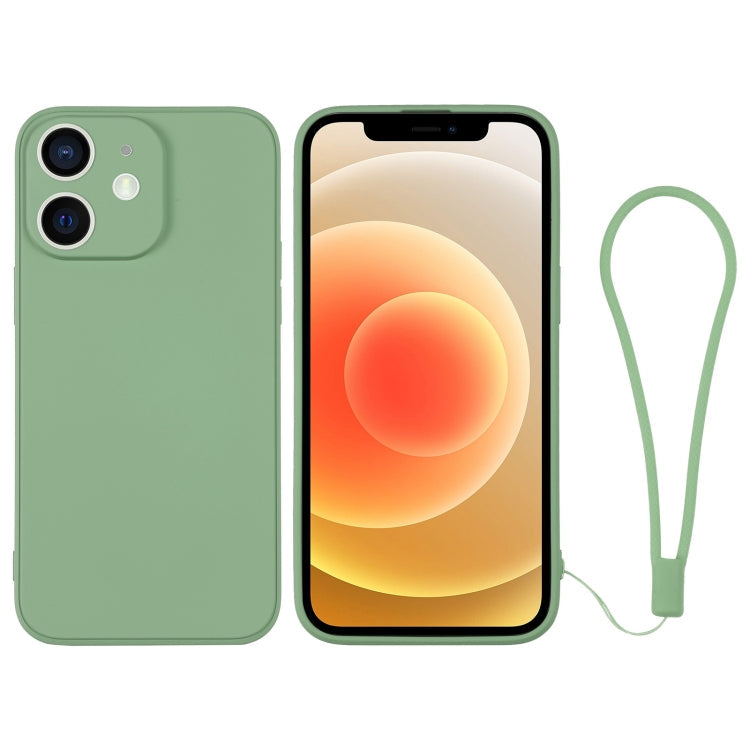 Silicone Phone Case with Wrist Strap, For iPhone 12 mini, For iPhone 12