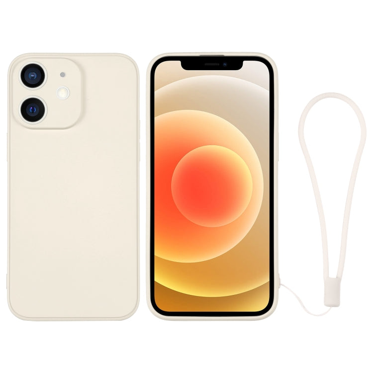 Silicone Phone Case with Wrist Strap, For iPhone 12 mini, For iPhone 12