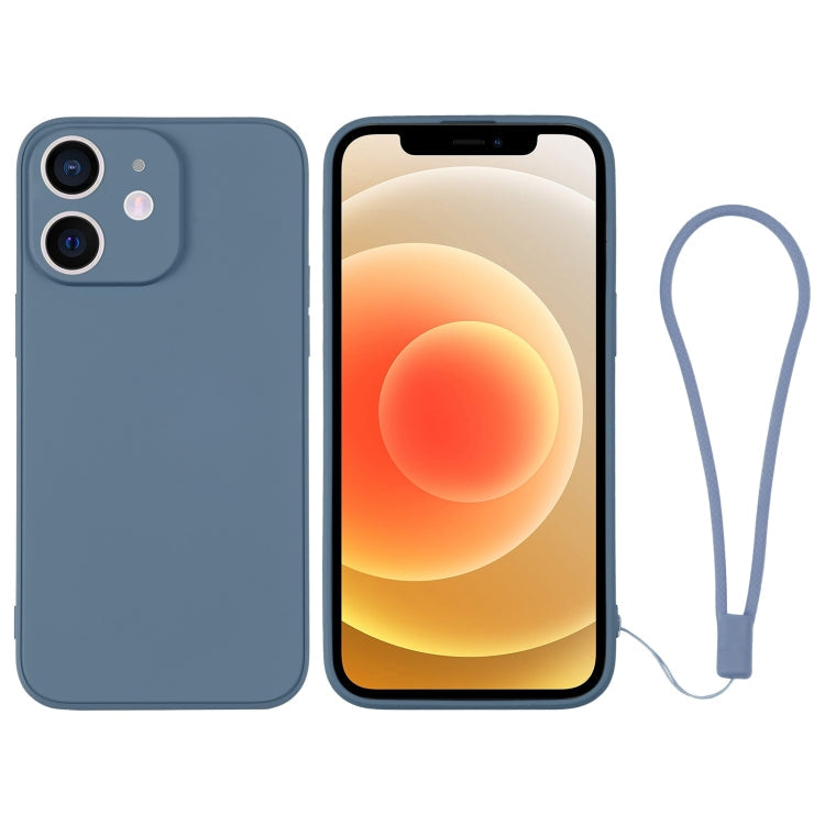 Silicone Phone Case with Wrist Strap, For iPhone 12 mini, For iPhone 12