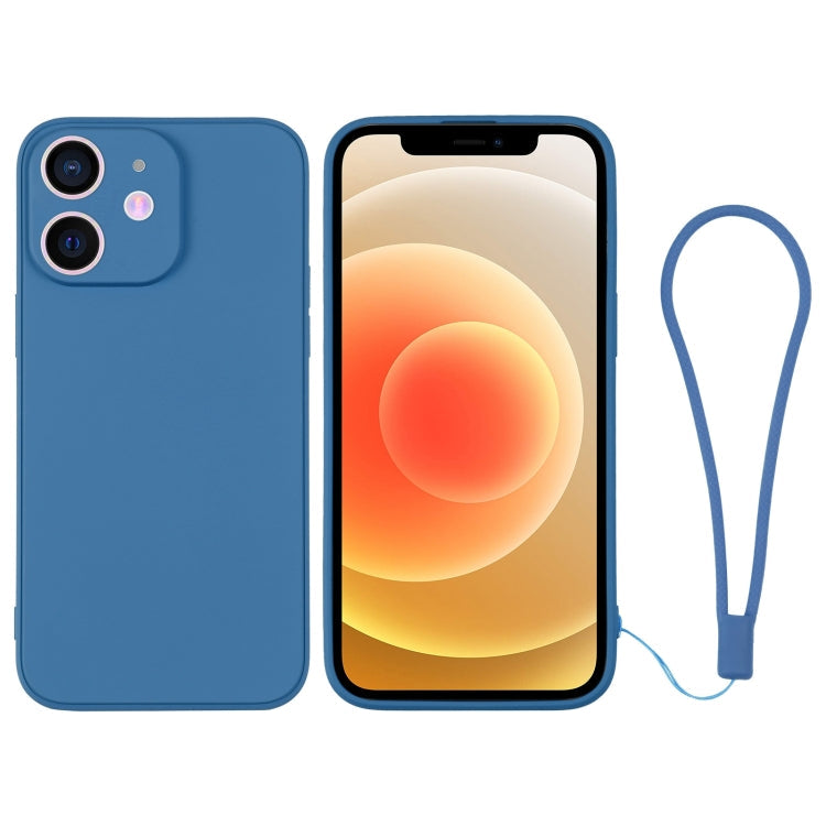 Silicone Phone Case with Wrist Strap, For iPhone 12 mini, For iPhone 12