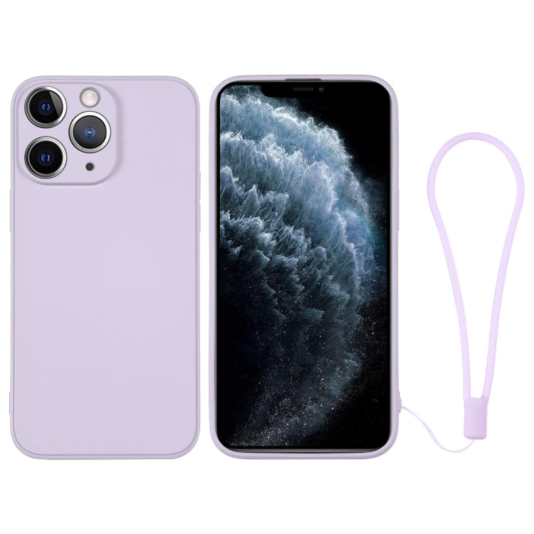 Silicone Phone Case with Wrist Strap, For iPhone 11, For iPhone 11 Pro