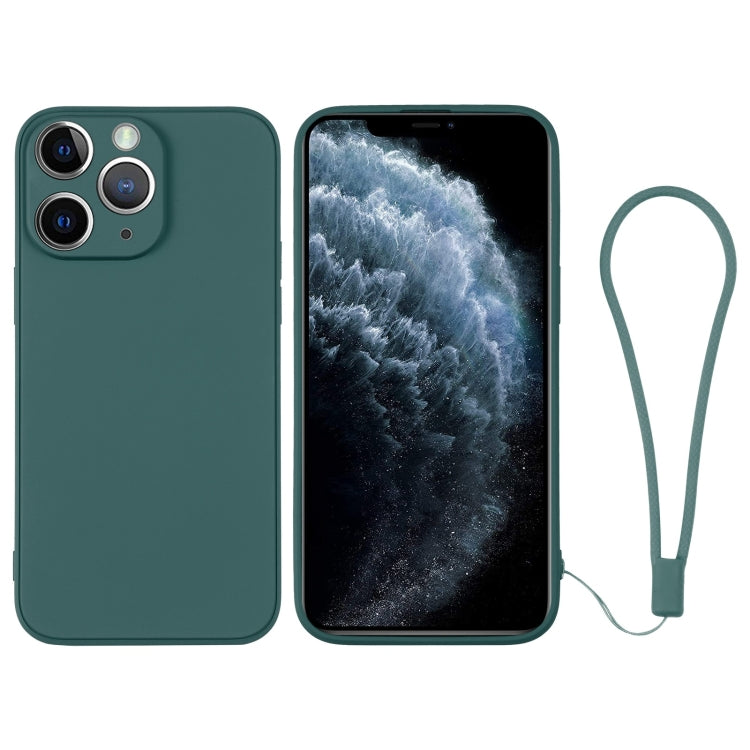 Silicone Phone Case with Wrist Strap, For iPhone 11, For iPhone 11 Pro