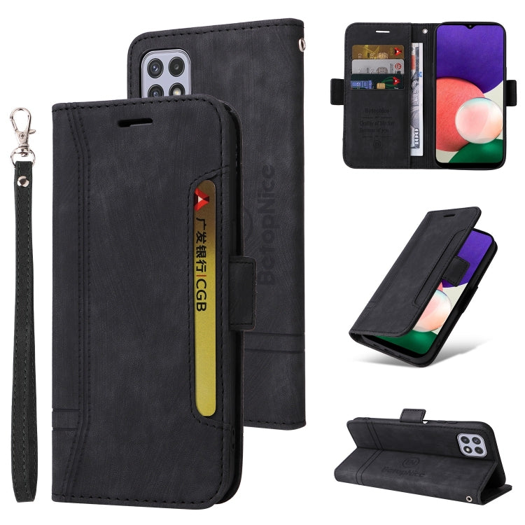 BETOPNICE Dual-side Buckle Leather Phone Case, For Samsung Galaxy A22 5G, For Samsung Galaxy S21 5G