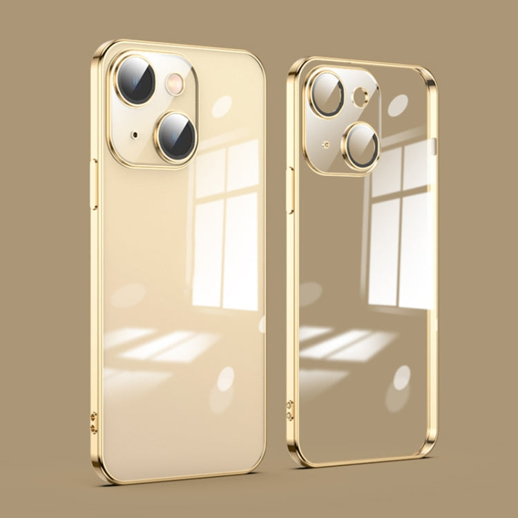 Dustproof Glass Lens Protection Electroplating Phone Case, For iPhone 14, For iPhone 14 Plus