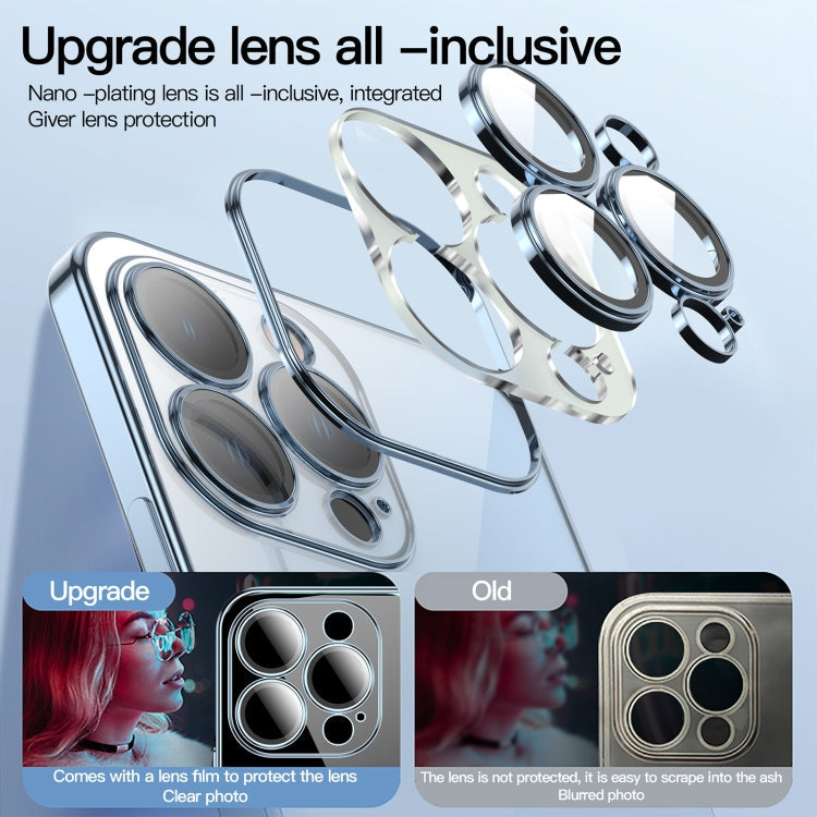 Dustproof Glass Lens Protection Electroplating Phone Case, For iPhone 14, For iPhone 14 Plus