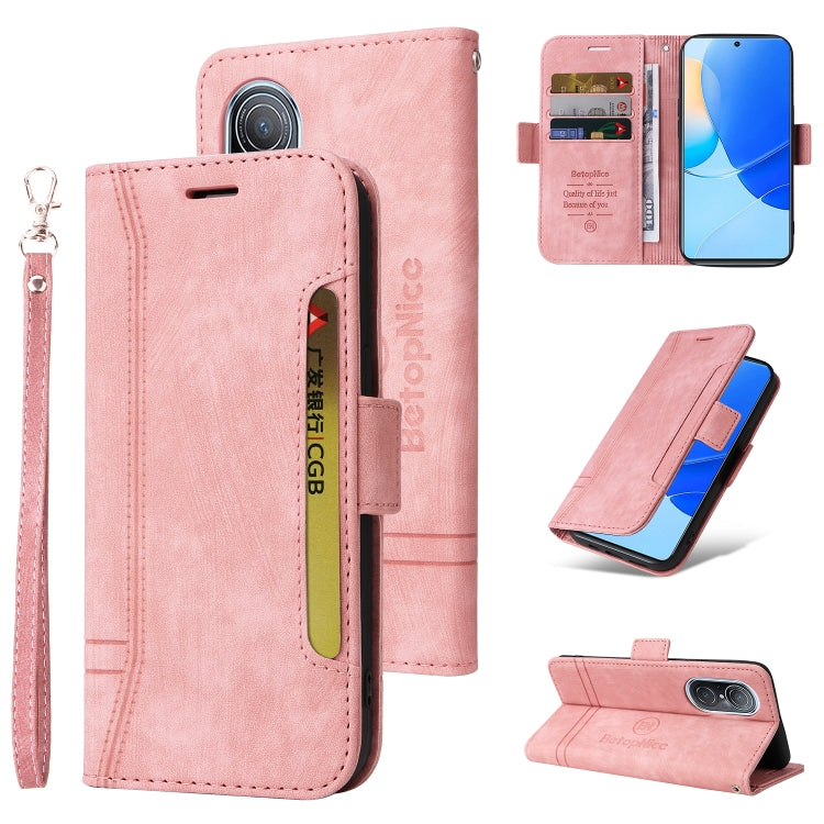 BETOPNICE Dual-side Buckle Leather Phone Case, For Honor X8, For Motorola Moto G52 / G82, For Huawei nova 8i, For Huawei nova 9 SE