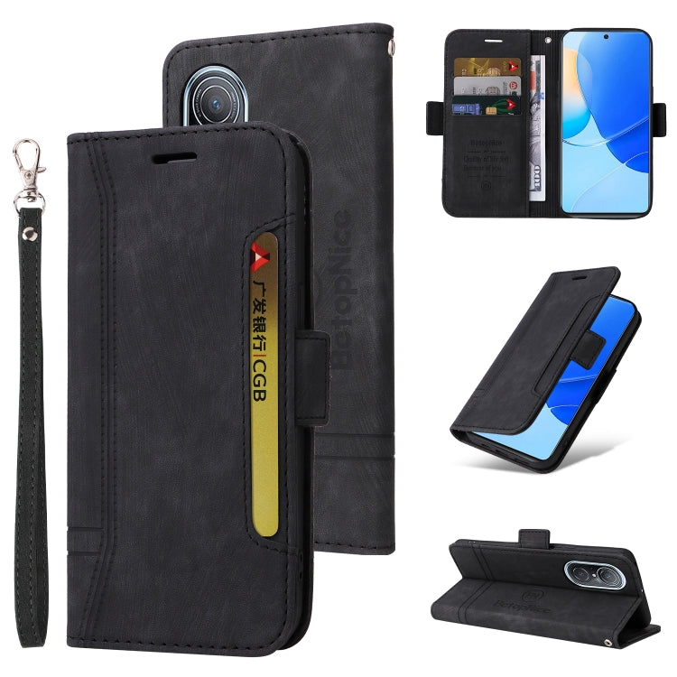 BETOPNICE Dual-side Buckle Leather Phone Case, For Honor X8, For Motorola Moto G52 / G82, For Huawei nova 8i, For Huawei nova 9 SE