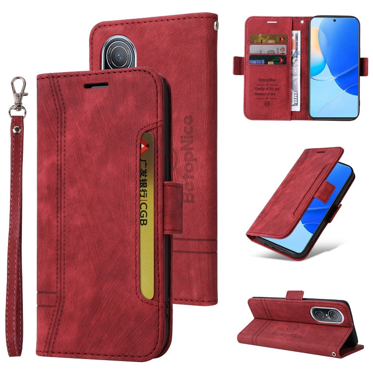 BETOPNICE Dual-side Buckle Leather Phone Case, For Honor X8, For Motorola Moto G52 / G82, For Huawei nova 8i, For Huawei nova 9 SE