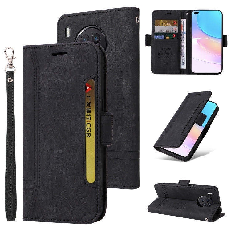 BETOPNICE Dual-side Buckle Leather Phone Case, For Honor X8, For Motorola Moto G52 / G82, For Huawei nova 8i, For Huawei nova 9 SE
