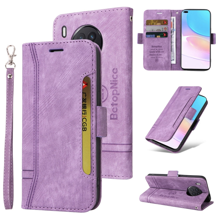BETOPNICE Dual-side Buckle Leather Phone Case, For Honor X8, For Motorola Moto G52 / G82, For Huawei nova 8i, For Huawei nova 9 SE