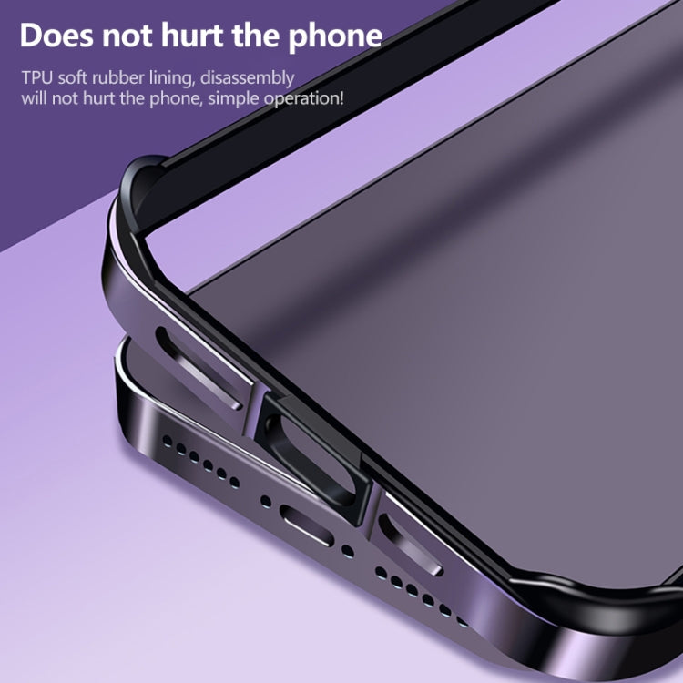 TPU + Aluminum Alloy Frame Phone Case, For iPhone 14, For iPhone 14 Plus