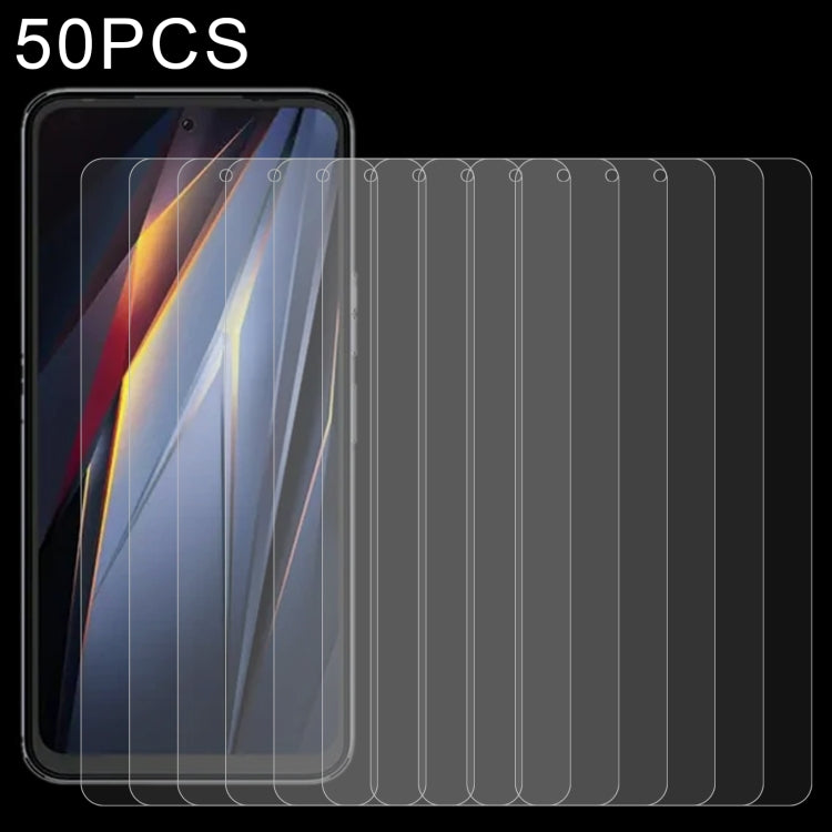 50pcs 0.26mm 9H 2.5D Tempered Glass Film, For TECNO Pova Neo 2 (50 PCS), For ZTE Axon 30S (50 PCS), For Xiaomi Civi 2 / 12 Lite NE / 13 Lite / Civi 3 (50 PCS), For Ulefone Note 14 (50 PCS)