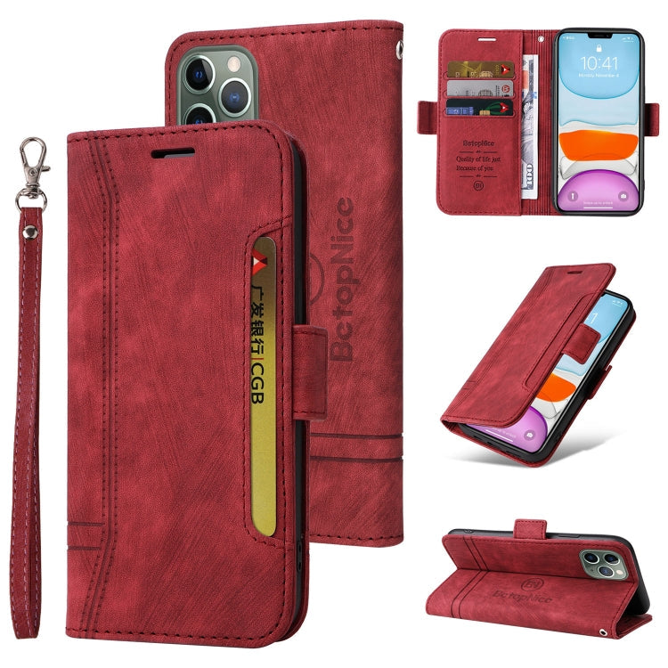 BETOPNICE Dual-side Buckle Leather Phone Case, For iPhone 12 mini, For iPhone 12 / 12 Pro, For iPhone 12 Pro Max, For iPhone 11