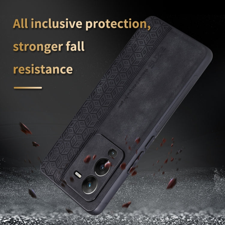 AZNS 3D Embossed Skin Feel Phone Case, For vivo S15 Pro, For vivo S15e / T1 Pro, For vivo X80, For Huawei Enjoy 50 Pro / nova Y90