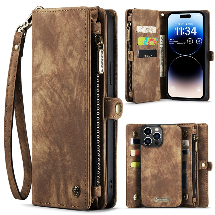 CaseMe 008 Detachable Multifunctional Leather Phone Case, For iPhone 14, For iPhone 14 Plus, For iPhone 14 Pro, For iPhone 14 Pro Max