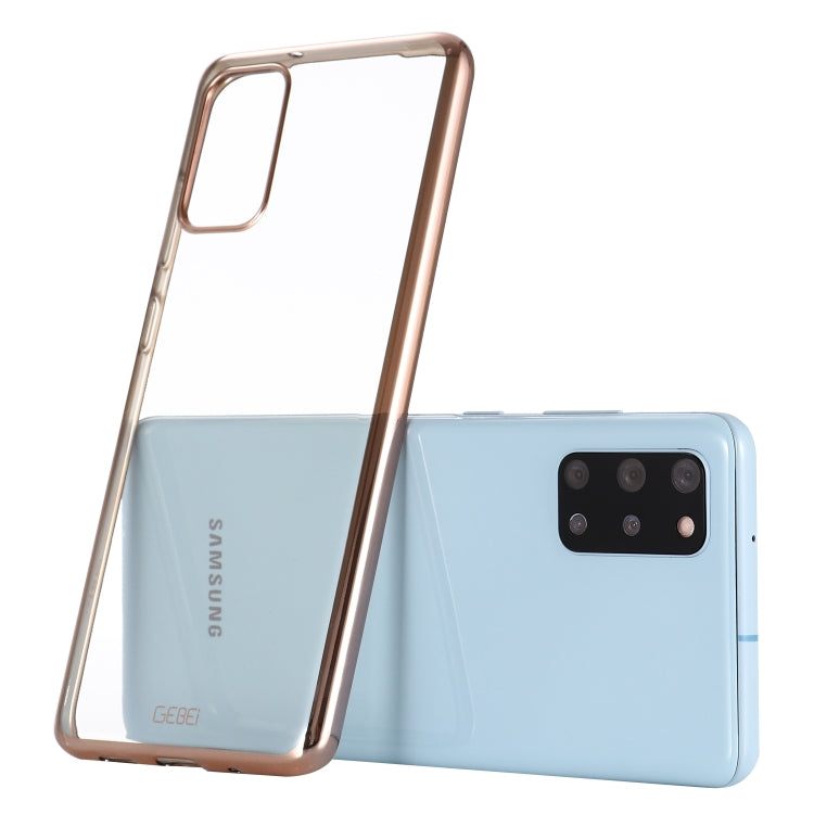 GEBEI Plating TPU Shockproof Protective Case, For Galaxy S20, For Galaxy S20+, For Galaxy S20 Ultra