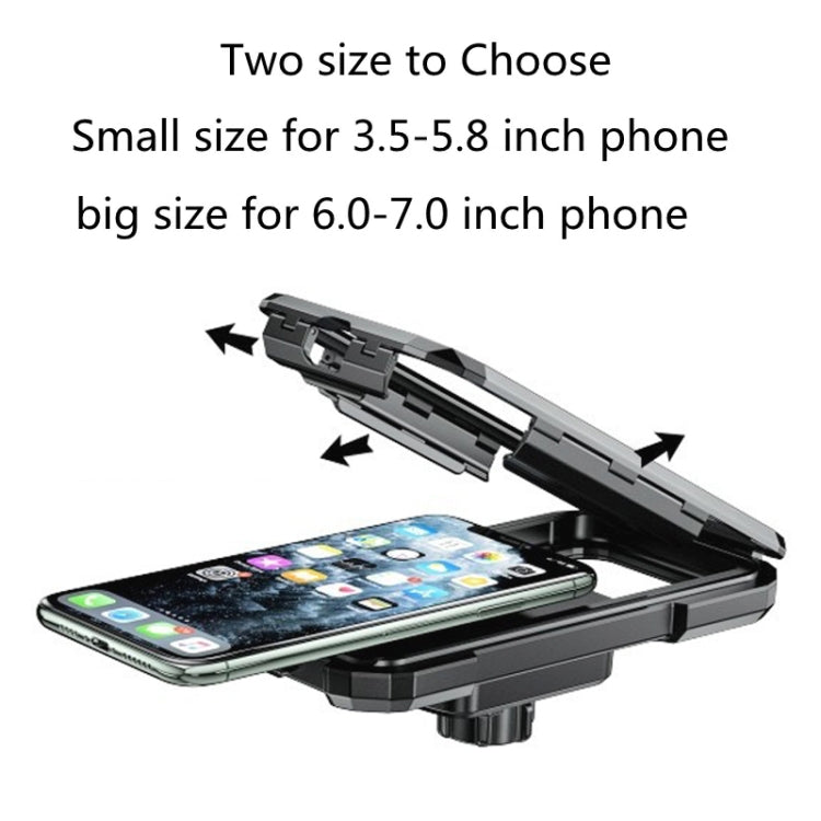 Motorcycle / Bicycle Handlebar Wireless Charging Waterproof Box Mobile Phone Holder, M18S-A1, M18L-A1