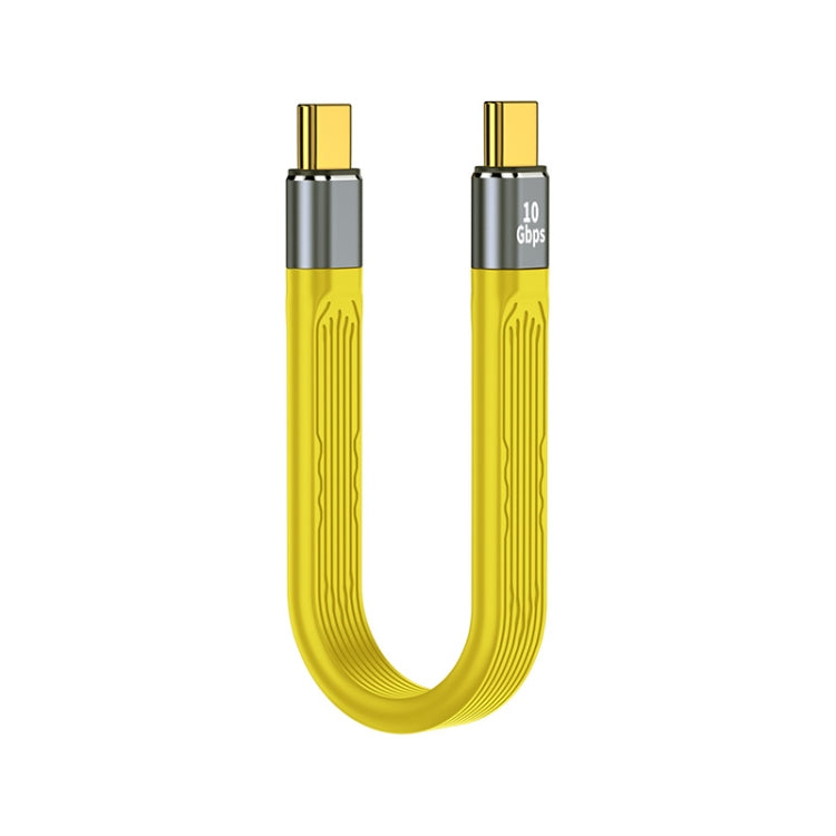 100W 10Gbps USB-C/Type-C to USB-C/Type-C FPC Flexible Data Cable, Length: 13.8cm, 10Gbps USB-C/Type-C to USB-C/Type-C
