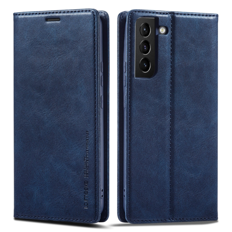 LC.IMEEKE RFID Anti-theft Leather Phone Case, For Samsung Galaxy S21+ 5G