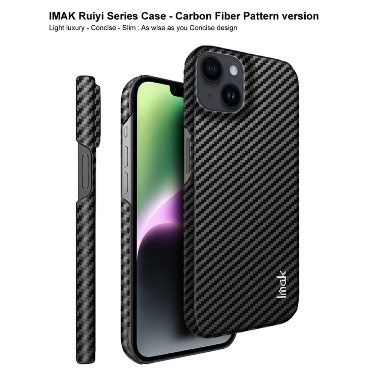 IMAK Ruiyi Series Carbon Fiber PU + PC Phone Case, For iPhone 14 Plus, For iPhone 14 Pro Max, For iPhone 14 Pro, For iPhone 14, For Asus ZenFone 9 5G, For Sony Xperia 5 IV