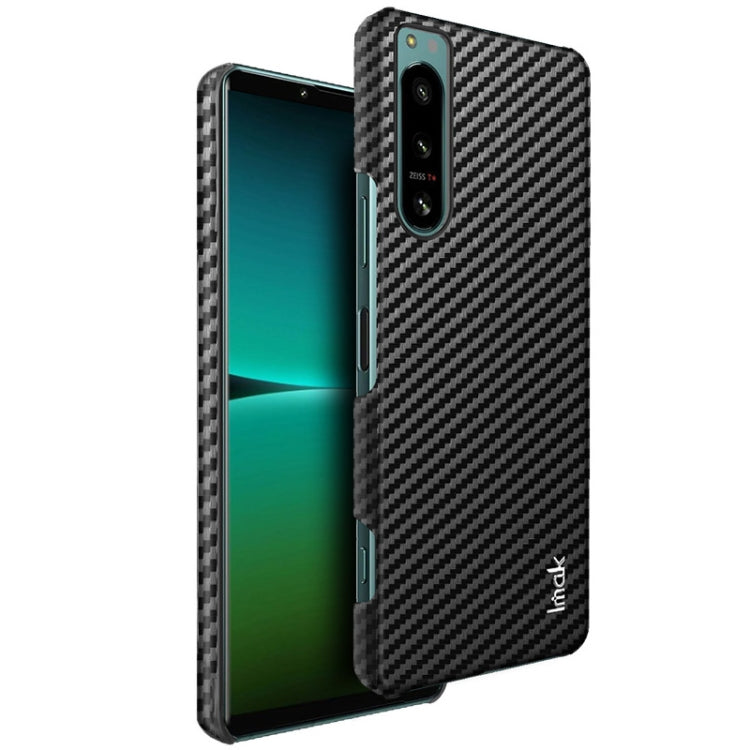 IMAK Ruiyi Series Carbon Fiber PU + PC Phone Case, For iPhone 14 Plus, For iPhone 14 Pro Max, For iPhone 14 Pro, For iPhone 14, For Asus ZenFone 9 5G, For Sony Xperia 5 IV