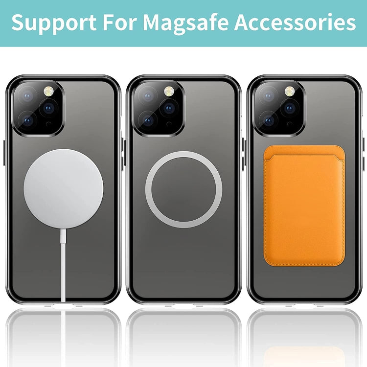 360 Full Body Magnetic Frosted Magsafe Phone Case, For iPhone 12, For iPhone 12 Pro, For iPhone 12 Pro Max, For iPhone 11 Pro, For iPhone 11 Pro Max