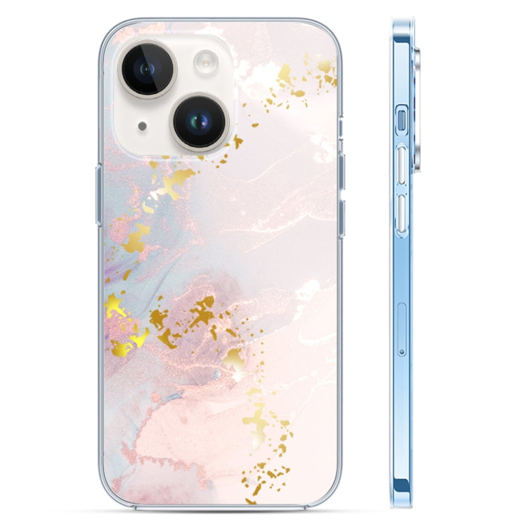 Coloured Glaze Marble Phone Case, For iPhone 14, For iPhone 14 Plus, For iPhone 14 Pro