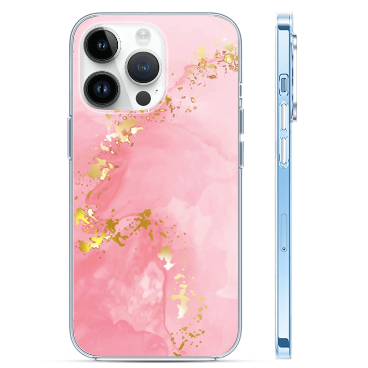 Coloured Glaze Marble Phone Case, For iPhone 14, For iPhone 14 Plus, For iPhone 14 Pro