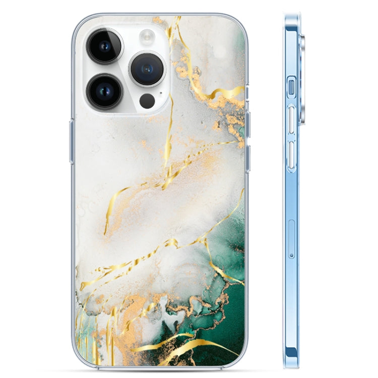 Coloured Glaze Marble Phone Case, For iPhone 14, For iPhone 14 Plus, For iPhone 14 Pro