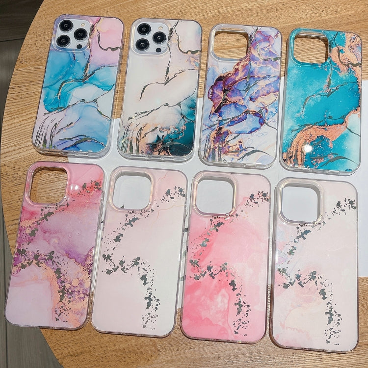 Coloured Glaze Marble Phone Case, For iPhone 11 Pro Max