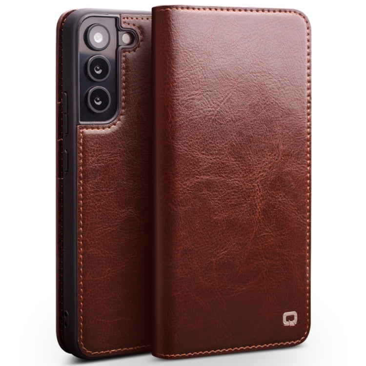 QIALINO Genuine Leather Phone Case, For Samsung Galaxy Note20, For Samsung Galaxy Note20 Ultra, For Samsung Galaxy S21 5G, For Samsung Galaxy S21+ 5G, For Samsung Galaxy S21 Ultra 5G, For Samsung Galaxy S22 Ultra 5G, For Samsung Galaxy S22+ 5G         ...