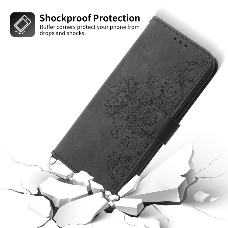 Skin-feel Flowers Embossed Wallet Leather Phone Case, For iPhone 12 Pro Max, For iPhone 12 / 12 Pro, For iPhone 12 mini, For iPhone 11 Pro Max
