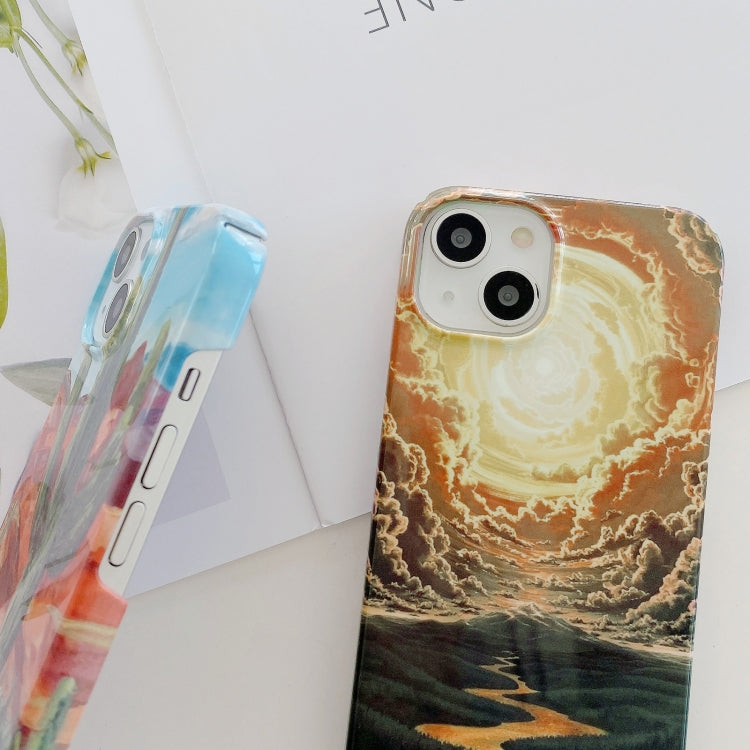 Varnishing Water Stick PC Phone Case, For iPhone 14, For iPhone 14 Plus, For iPhone 14 Pro