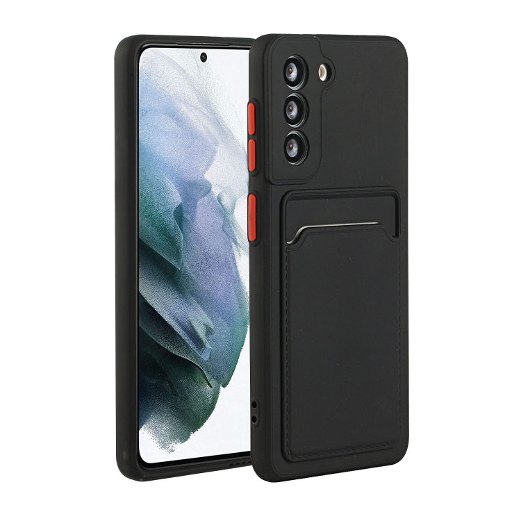 Card Slot Design Shockproof TPU Phone Case, For Samsung Galaxy S22 5G, For Samsung Galaxy S22+ 5G