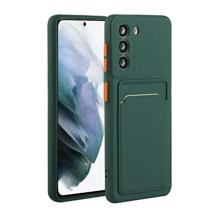 Card Slot Design Shockproof TPU Phone Case, For Samsung Galaxy S22 5G, For Samsung Galaxy S22+ 5G