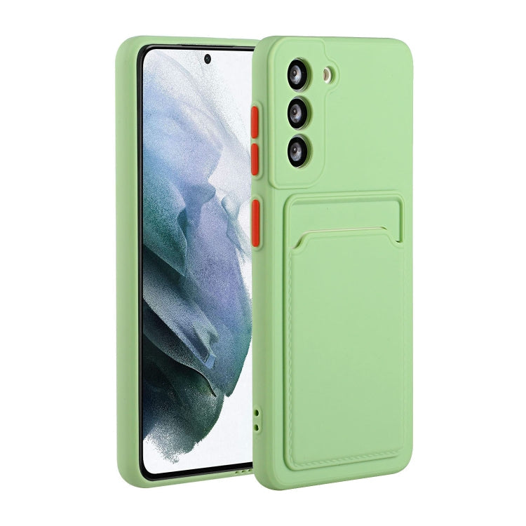 Card Slot Design Shockproof TPU Phone Case, For Samsung Galaxy S22 5G, For Samsung Galaxy S22+ 5G