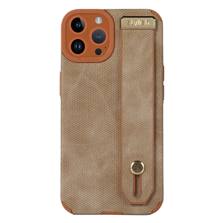 Wrist Strap TPU Leather Phone Case, For iPhone 14 Plus, For iPhone 14 Pro, For iPhone 14 Pro Max, For iPhone 13, For iPhone 13 Pro