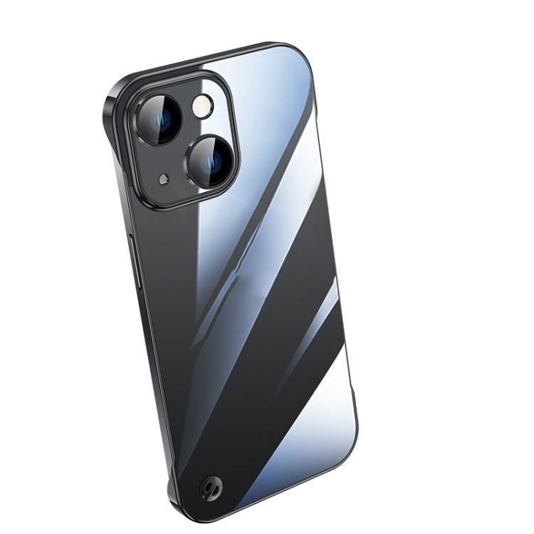 Electroplating Frameless Clear PC Phone Case, For iPhone 14, For iPhone 14 Plus, For iPhone 14 Pro