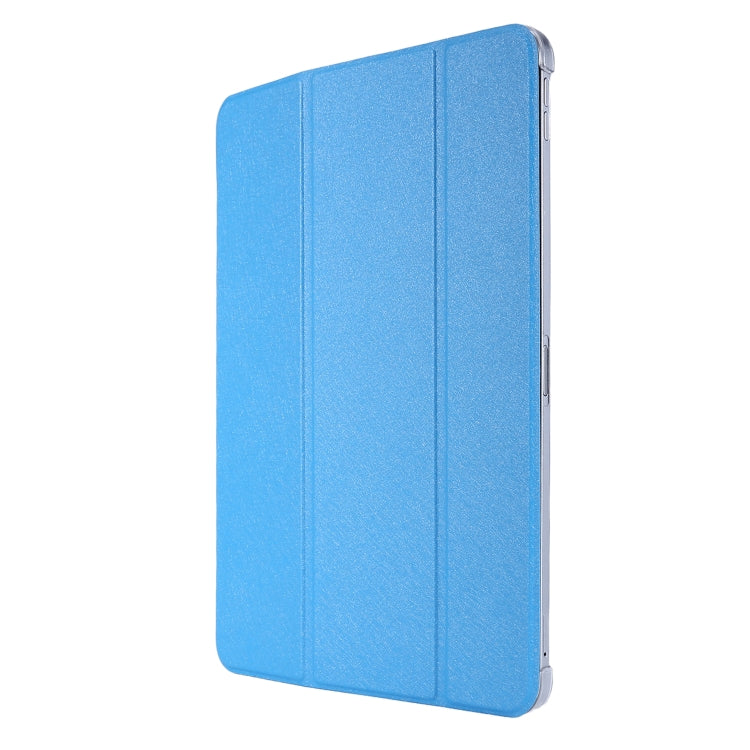 TPU Silk Texture Three-fold Horizontal Flip Leather Case with Holder, For iPad Pro 11(2020), For iPad Air 13 2024 / Pro 12.9 2020
