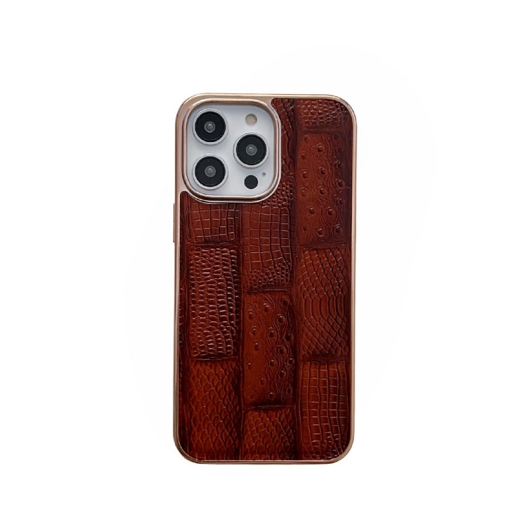 Nano Electroplate Mahjong Texture Leather Phone Case, For iPhone 13 Pro Max, For iPhone 13 Pro, For iPhone 14 Pro Max, For iPhone 14 Pro, For Samsung Galaxy A13 4G, For Samsung Galaxy A23 4G/A23 5G