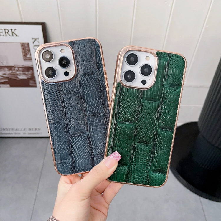 Nano Electroplate Mahjong Texture Leather Phone Case, For iPhone 13 Pro Max, For iPhone 13 Pro, For iPhone 14 Pro Max, For iPhone 14 Pro, For Samsung Galaxy A13 4G, For Samsung Galaxy A23 4G/A23 5G
