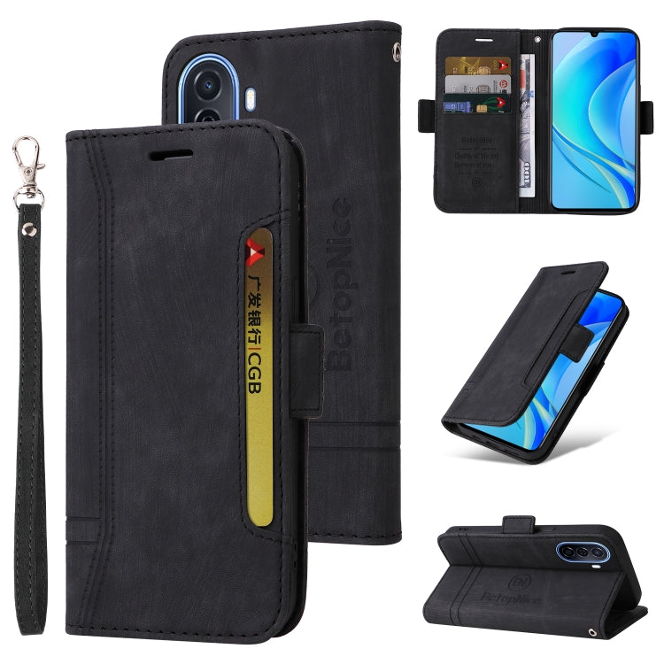 BETOPNICE Dual-side Buckle Leather Phone Case, For Xiaomi 12T / 12T Pro / K50 Ultra, For Xiaomi Redmi A1 4G, For Huawei nova Y70 / Y70 Plus / Enjoy 50, For Huawei nova Y90 / Enjoy 50 Pro