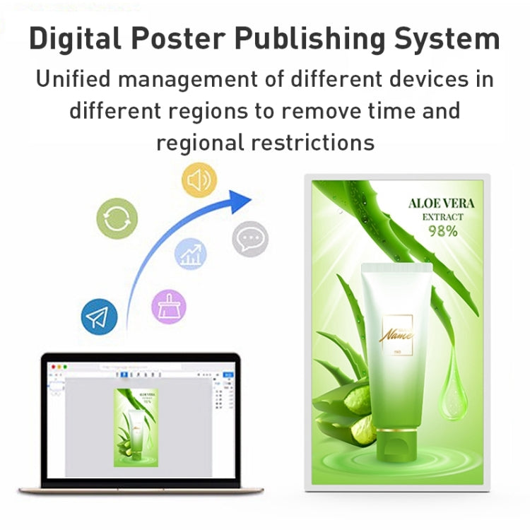 HSD3293T 32 inch IPS Display Advertising Machine Android 12, RK3399 4GB+32GB