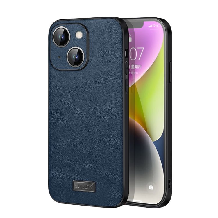 SULADA Shockproof TPU + Handmade Leather Phone Case, For iPhone 14, For iPhone 14 Plus, For iPhone 14 Pro, For iPhone 14 Pro Max