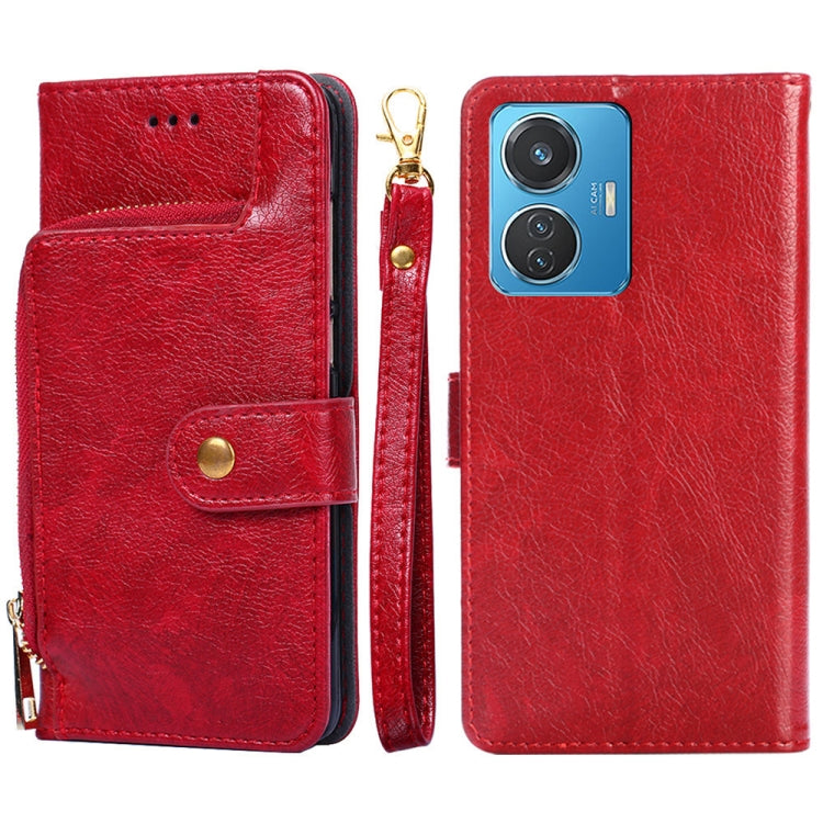 Zipper Bag Leather Phone Case, For vivo Y55 4G, For Samsung Galaxy A04s, For Sharp Aquos sense7 Plus, For Xiaomi Civi 2 5G, For Xiaomi Poco M5 4G