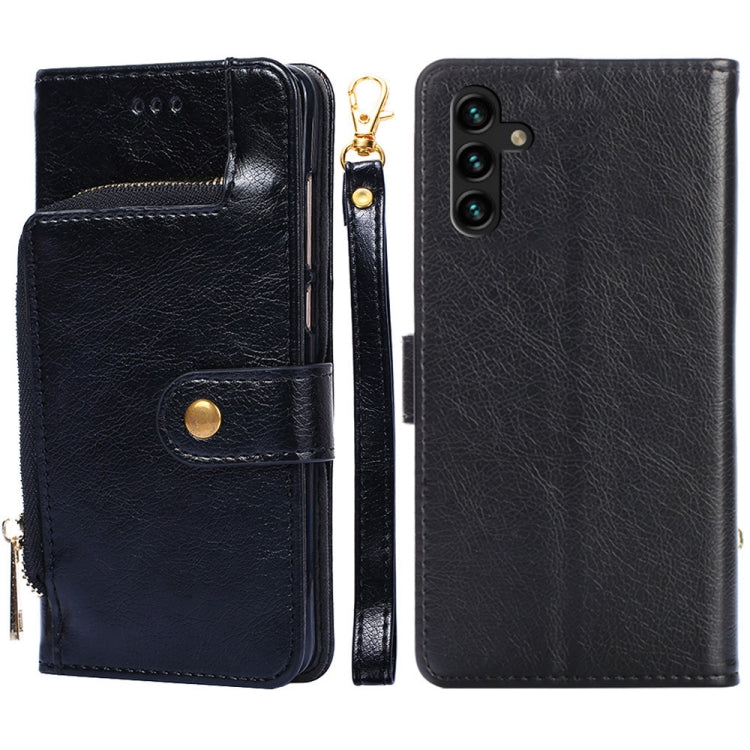 Zipper Bag Leather Phone Case, For vivo Y55 4G, For Samsung Galaxy A04s, For Sharp Aquos sense7 Plus, For Xiaomi Civi 2 5G, For Xiaomi Poco M5 4G