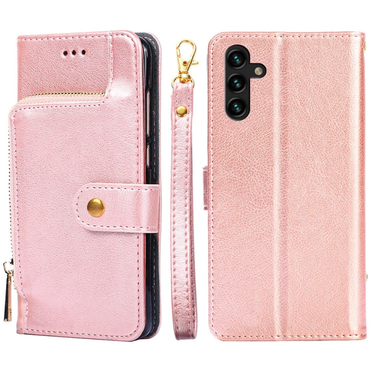 Zipper Bag Leather Phone Case, For vivo Y55 4G, For Samsung Galaxy A04s, For Sharp Aquos sense7 Plus, For Xiaomi Civi 2 5G, For Xiaomi Poco M5 4G