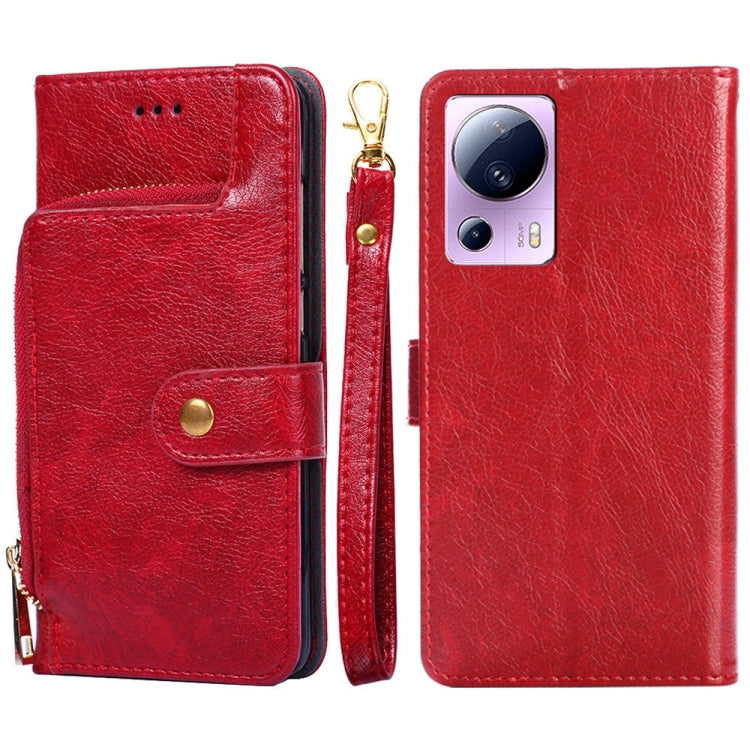 Zipper Bag Leather Phone Case, For vivo Y55 4G, For Samsung Galaxy A04s, For Sharp Aquos sense7 Plus, For Xiaomi Civi 2 5G, For Xiaomi Poco M5 4G