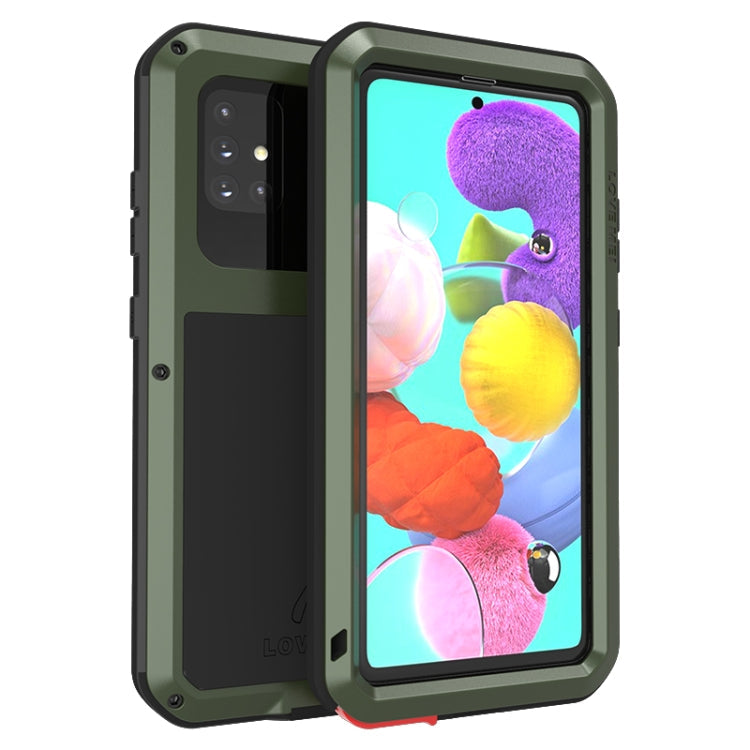 LOVE MEI Metal Shockproof Waterproof Dustproof Protective Case, For Huawei P40, For Huawei P40 Pro, For Samsung Galaxy A51, For Samsung Galaxy A40s